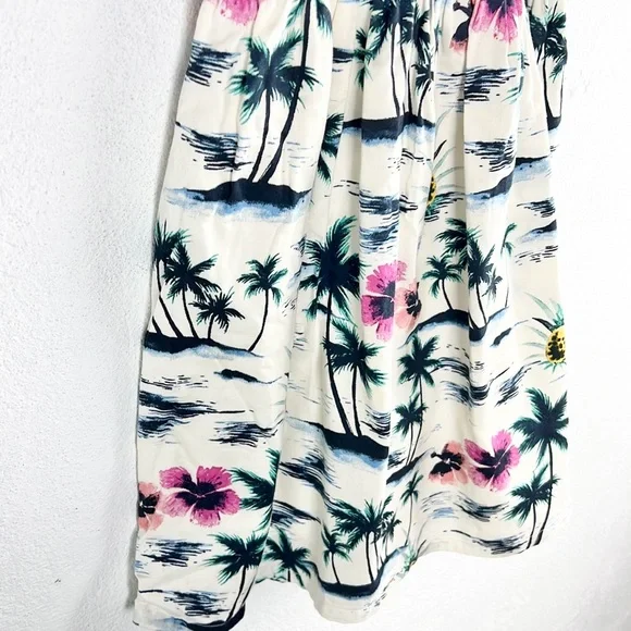 OSH KOSH GENUINE KIDS | 🏝Tropical Palm Trees Print Sun Dress GIRLS 4T - Picture 4 of 12